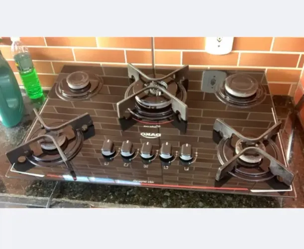 fogão cooktop 5 bocas dako turbo