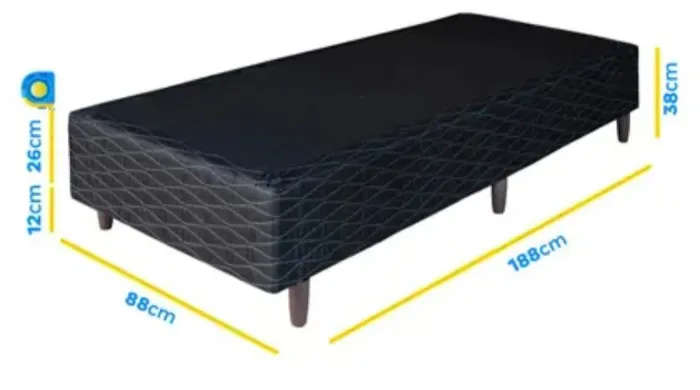 Cama box solteiro