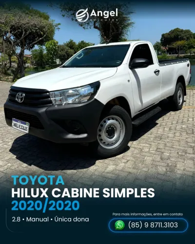 Toyota Hilux CS 4X4 2.8 TDI Diesel Mec. 2020