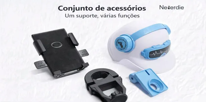 Suporte para Celular com Capinha de Capacete