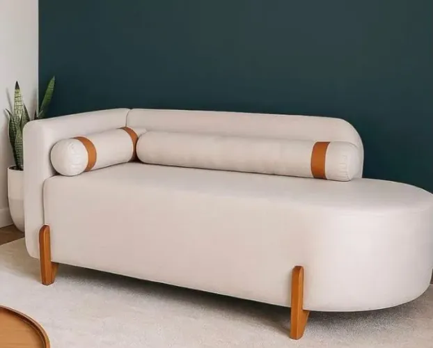Sofá em tecido suede,medida 1,60m;preço R$1.490,contato *