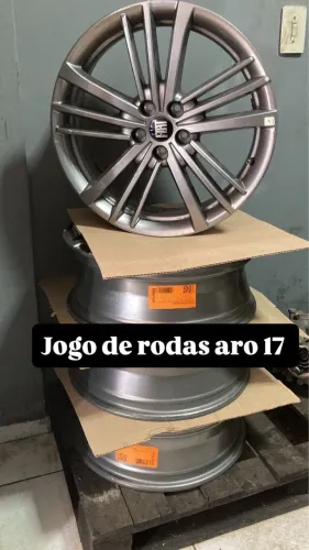 Jogo de rodas aro 17 5x500 Fiat GM Renault