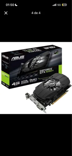 Placa de vídeo Asus 1050Ti 4GB