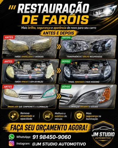 Restauração de faróis