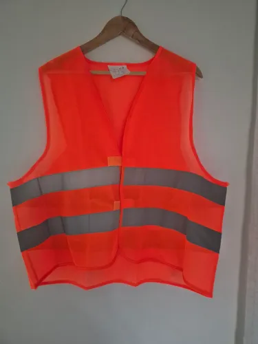 COLETE REFLETIVO LARANJA EPI
