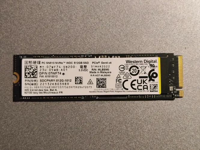 SSD NVME 512GB
