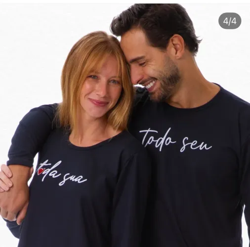 Pijama casal namorados
