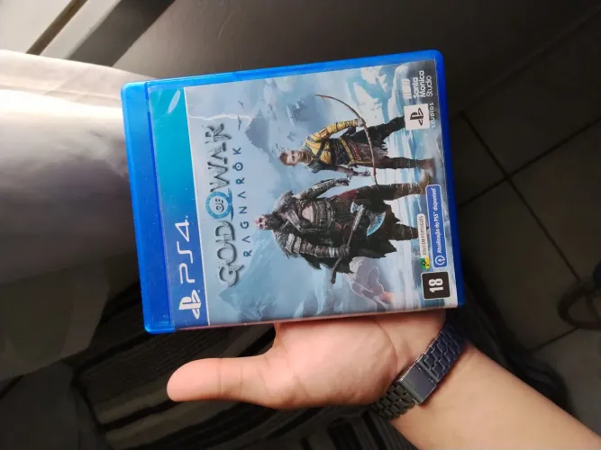 DVD God of war Ragnarok midia física ps4