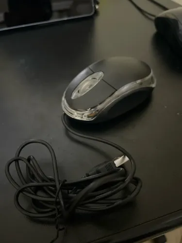 Mouse Usb com Fio - Novo