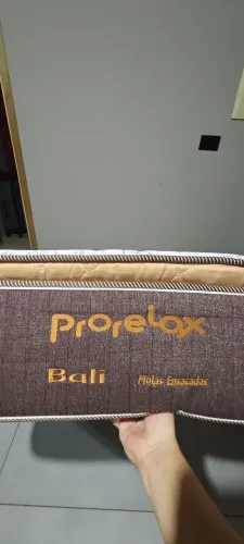 Colchão solteiro Prorelax Bali Molas ensacadas + Box