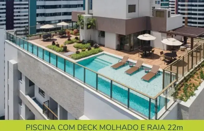 Pronto pra morar! 1 quarto e sala com varanda e vaga de garagem na Pituba