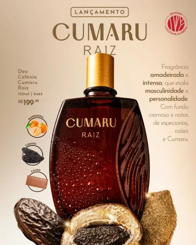Deo colônia Cumaru Raíz