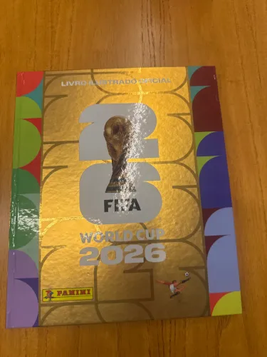 ALBUM DA COPA 2026 CAPADURA DOURADO COMPLETO