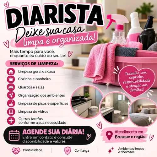 Diarista em Brusque