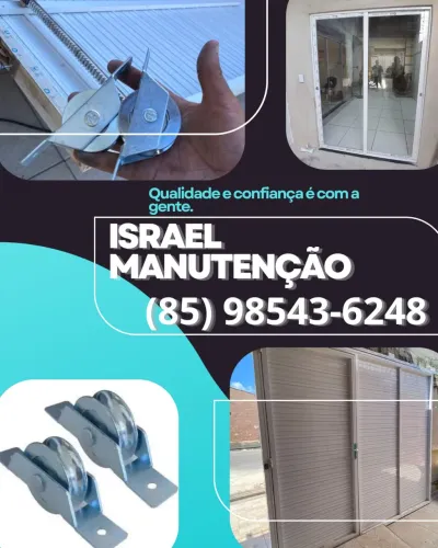 fazemos manutenção em portões de alumínio