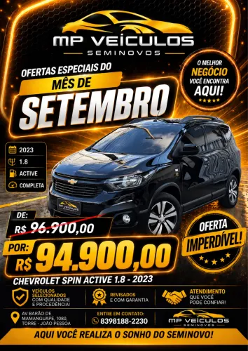 Chevrolet Spin Activ7 1.8 8V Econo.flex 5P Aut. 2023