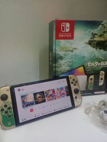 Nintendo switch oled colecionador Zelda
