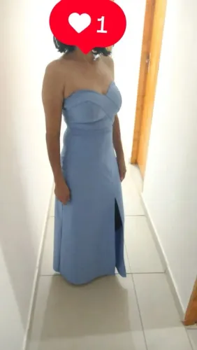 Vestido de festa/casamento azul NUNCA USADO 2 unidades P e lM CADA