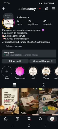 Produtos femininos