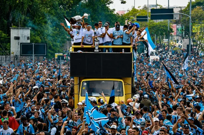 Quadro POA parada para ver o Grêmio