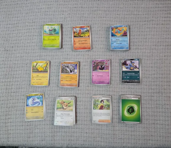 Bulk Cartas Pokémon da coleção 151