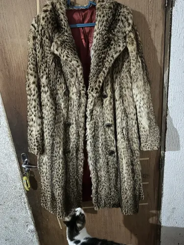 Casaco de pele de lince original 