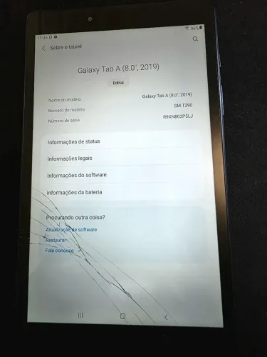 Tablet Samsung Galaxy Tab A 8.0 (2019) SM-T290 | 2GB RAM | 32GB ARMAZENAMENTO