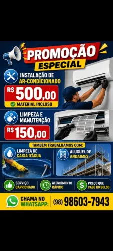 LIMPEZA DE AR-CONDICIONADO POR 150 REAIS QUALIDADE E PREÇO JUSTO