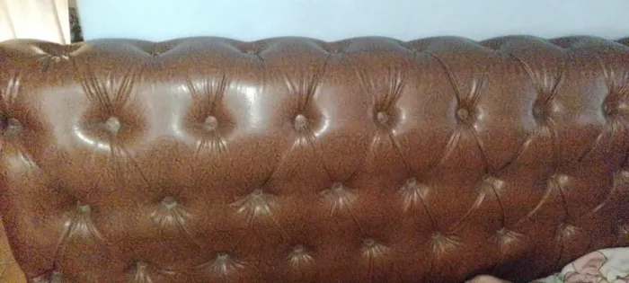 Cabeceira de couro pra king
