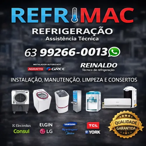 REFRIMAC REFRIGERAÇÃO ASSISTÊNCIA TÉCNICA 