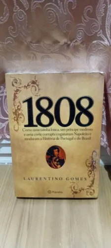 Livro Laurentino Gomes 1808 - usado