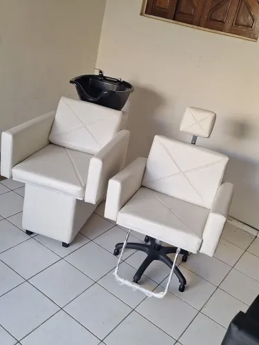 Lavatorio e cadeira de salão