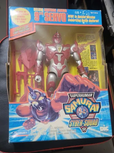 SUPERHUMAN SAMURAI SYBER SQUAD * 9"SERVO DELUXE NEUTRON ARMOR