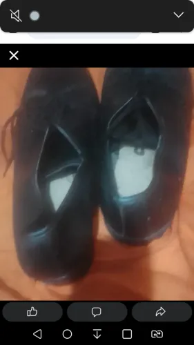 Sapato preto social 42,em bom estado
