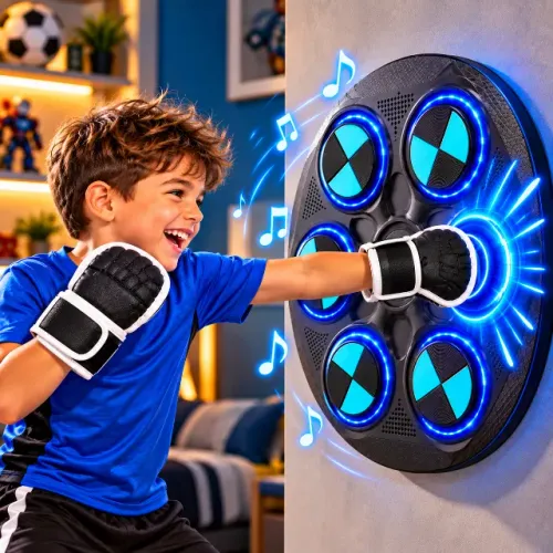 Brinquedo Maquina De Boxe Para Criança Som e Luzes