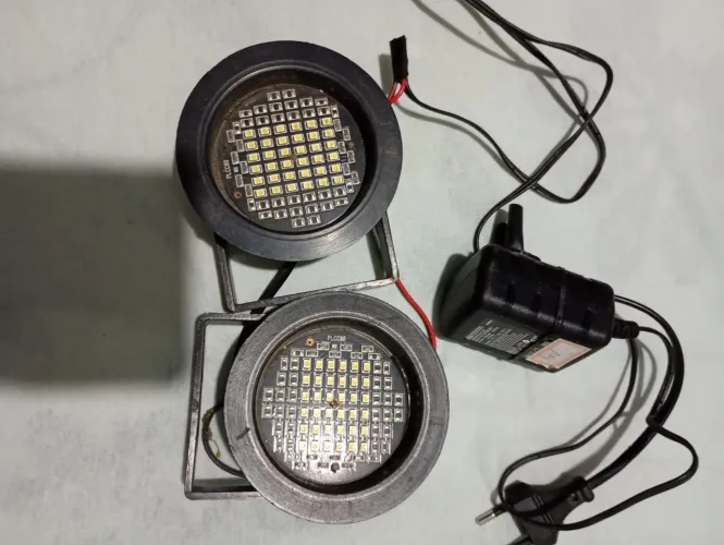 Kit strobo dj com 3 peças