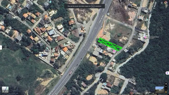 Vendo 2 Terrenos de frente para Rodovia do sol 386,5 mts e 372,50 mts entrada por 2 ruas