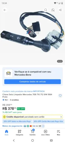 Chave de seta Mercedes bens 92>