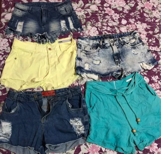 Bermudas jeans boas