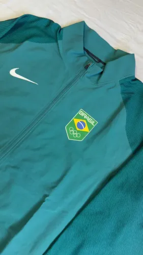 Jaqueta Brasil Nike Rio 2016 Tam G (72x56) Relíquia Nova Nunca Usada em Perfeito Estado