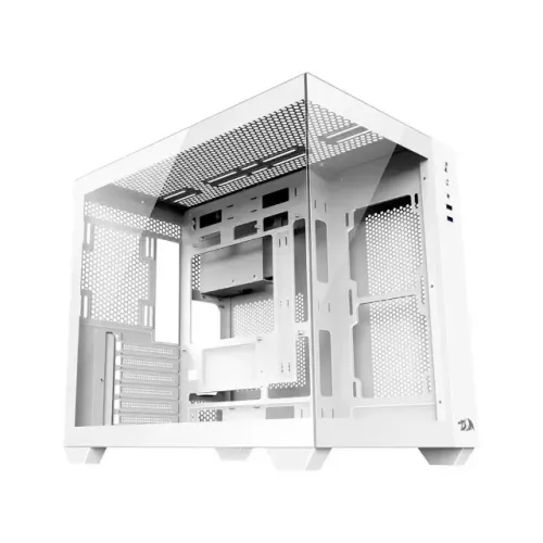gabinete gamer redragon wideload lite mid tower atx lateral em vidro temperado preto novo