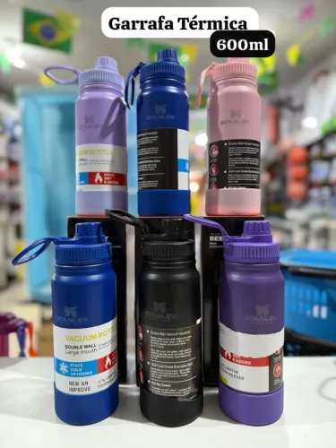 Garrafa Térmica 600ml para Academia e Trabalho