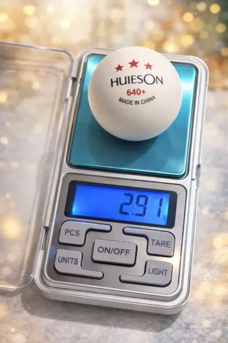 10x Bolinhas Ping Pong 3 Estrelas Huieson Profissional Alto impacto Resistente