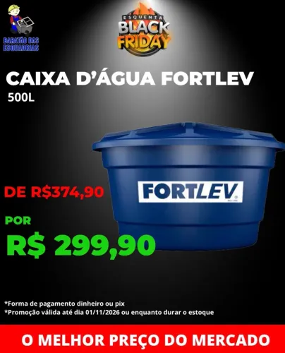 CAIXA D?ÁGUA FORTLEV 500L