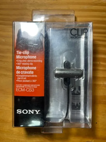 Microfone De Lapela Sony Ecm-cs3 - Youtuber, Instagram
