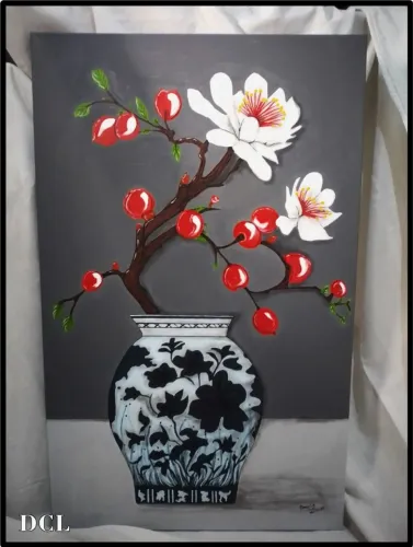 Quadro decorativo floral