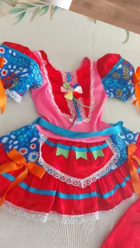VESTIDO FESTA JUNINA INFANTIL