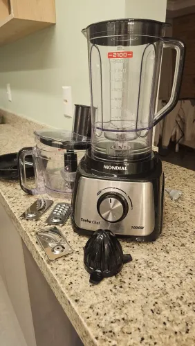 Liquidificador + Processador 7 em 1 Mondial PRATICAMENTE NOVO