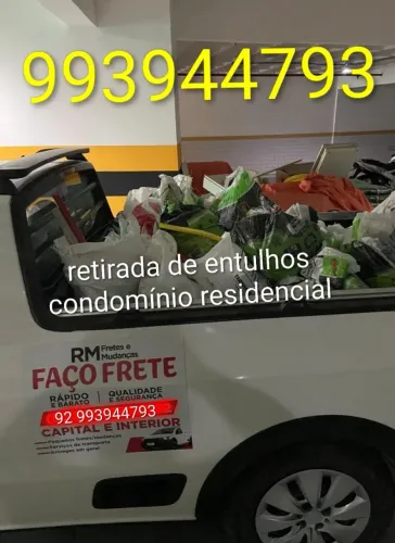 Retirada de entulho moveis velhos