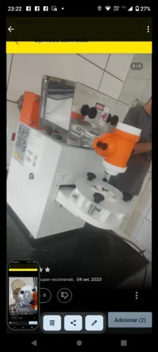 Máquina de salgados 
